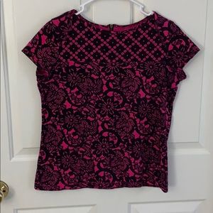 Hannah Hot Pink and Black Top